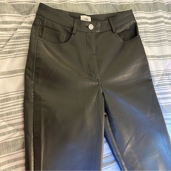 Aritzia Wilfred Vegan Leather Melina Pant - Picture 5 of 16